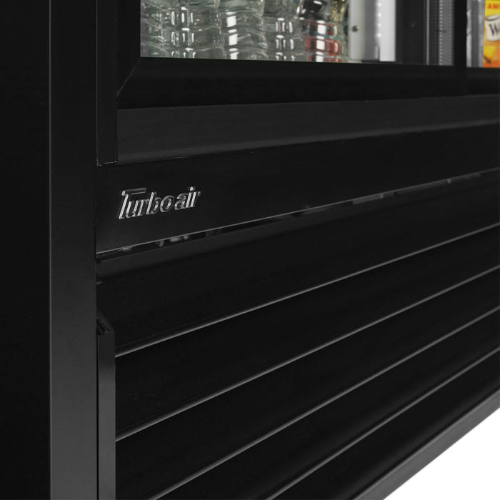 Turbo Air TGM-48R-N 56" TGM Series Two Section Glass Door Merchandiser - (2) Sliding Doors, 115v
