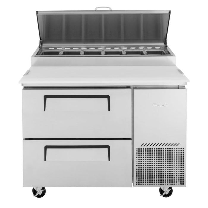 Turbo Air TPR-44SD-D2-N 44" Super Deluxe Pizza Prep Table w/ Refrigerated Base, 115v