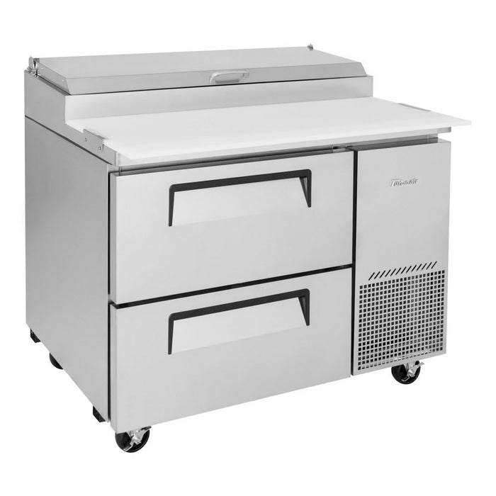 Turbo Air TPR-44SD-D2-N 44" Super Deluxe Pizza Prep Table w/ Refrigerated Base, 115v
