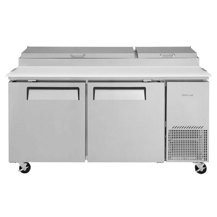 Turbo Air TPR-67SD-N 67" Super Deluxe Pizza Prep Table w/ Refrigerated Base, 115v