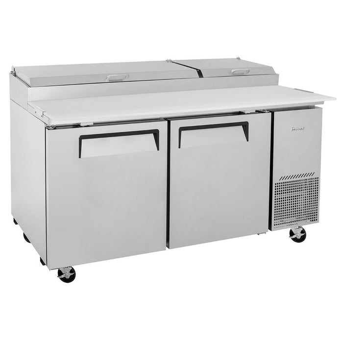 Turbo Air TPR-67SD-N 67" Super Deluxe Pizza Prep Table w/ Refrigerated Base, 115v