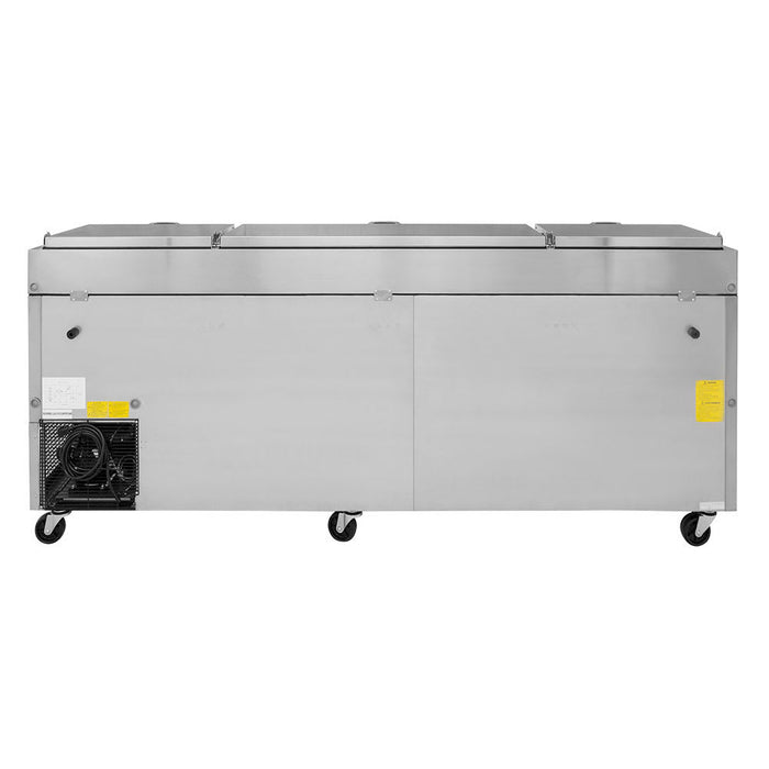 Turbo Air TPR-93SD-D4-N 93" Super Deluxe Pizza Prep Table w/ Refrigerated Base, 115v