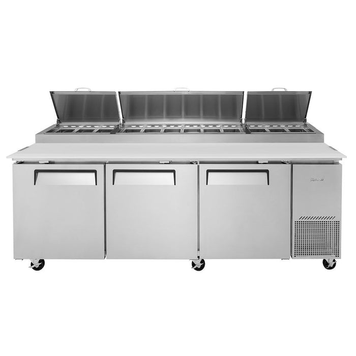 Turbo Air TPR-93SD-N 93" Super Deluxe Pizza Prep Table w/ Refrigerated Base, 115v