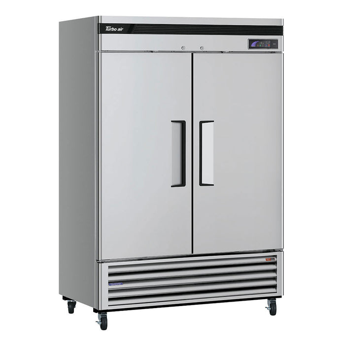 Turbo Air TSF-49SD-N 54 3/8" Super Deluxe Two Section Reach In Freezer, (2) Left/Right Hinge Solid Doors, 115v