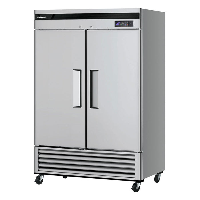 Turbo Air TSF-49SD-N 54 3/8" Super Deluxe Two Section Reach In Freezer, (2) Left/Right Hinge Solid Doors, 115v
