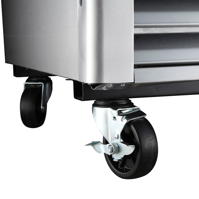 Turbo Air TSR-23SD-N6 27" One Section Reach In Refrigerator, (1) Left Hinge Solid Door, 115v