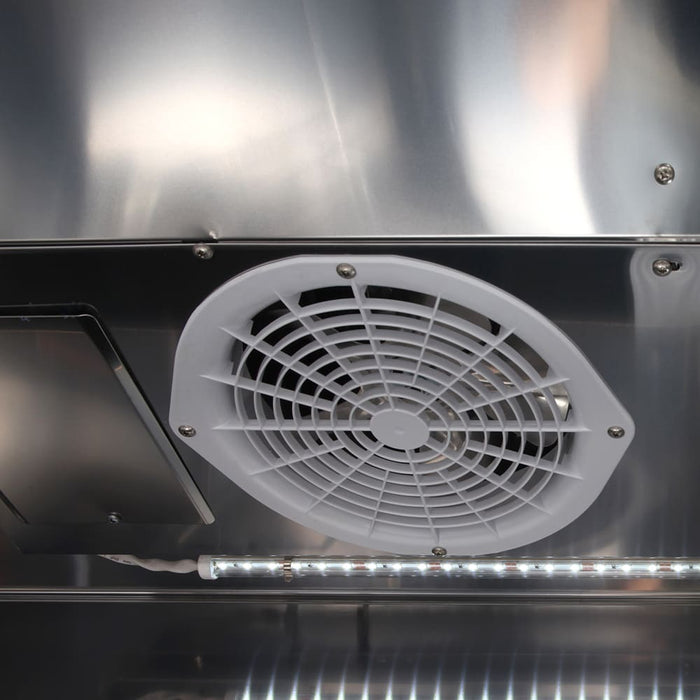 Turbo Air TSR-35SD-N 39 1/2" Two Section Reach In Refrigerator, (2) Left/Right Hinge Solid Doors, 115v