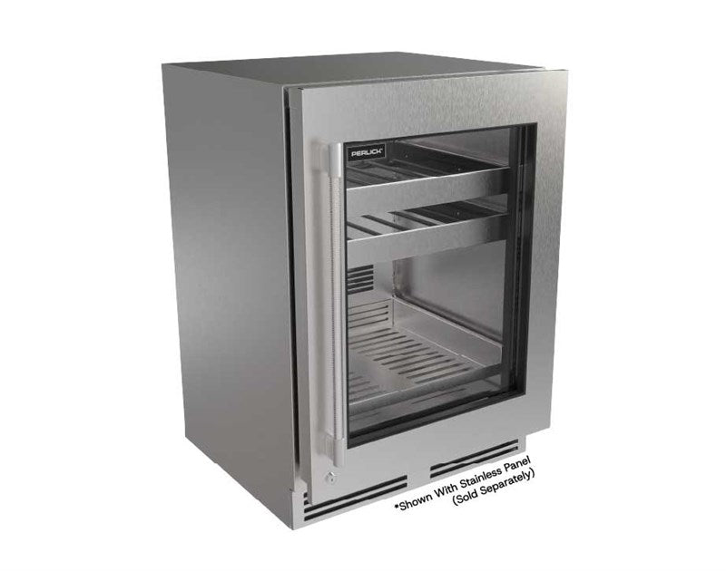 Perlick G5 Luxe - 24" Beverage Center with Glass Door