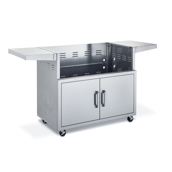 Broilmaster 40" Stainless Steel Cart with 2 Doors & Side Shelves - BSACT40