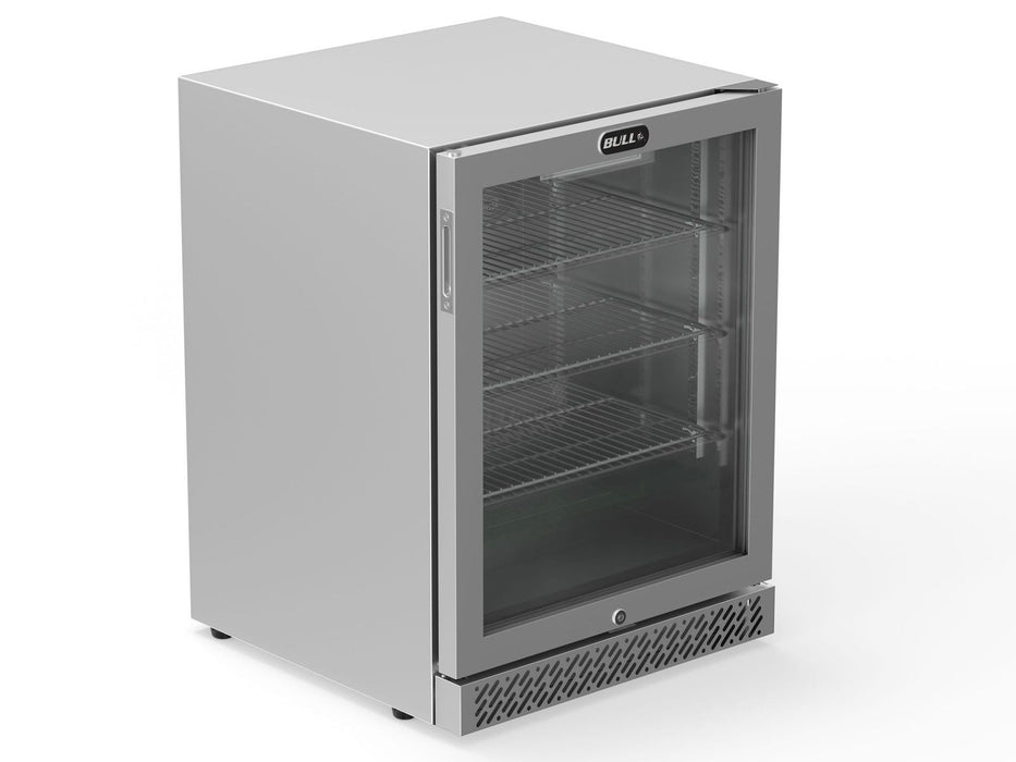 Bull 4.9 Cu. Ft. Premium Outdoor Rated Compact Refrigerator with Glass Door