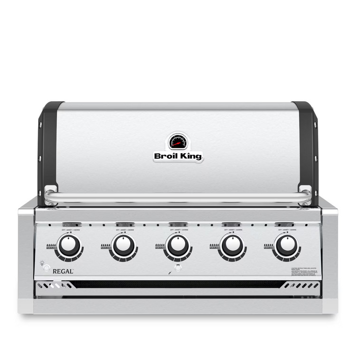 Broil King Regal S520 5-Burner Built-In Natural Gas Grill - Stainless Steel