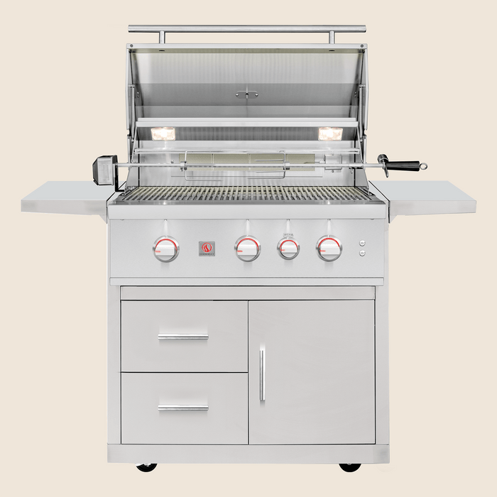 Summerset Deluxe Cart for 32″ TRL Pro Grill - CART-TRL32-DC