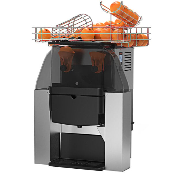 Zummo ZM06-N Z06 Nature Countertop Commercial Juicer with Chutes - 10 Fruits / Minute