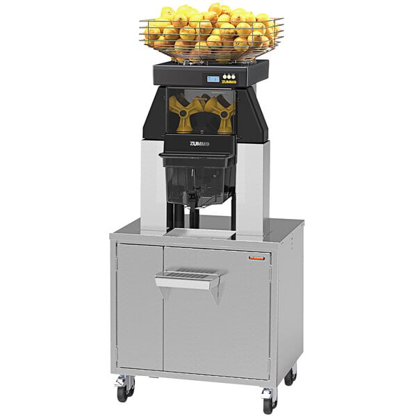 Zummo CS40-LM-N80 Z40 Nature LM Commercial Juicer with Service Cabinet - 25 Fruits / Minute