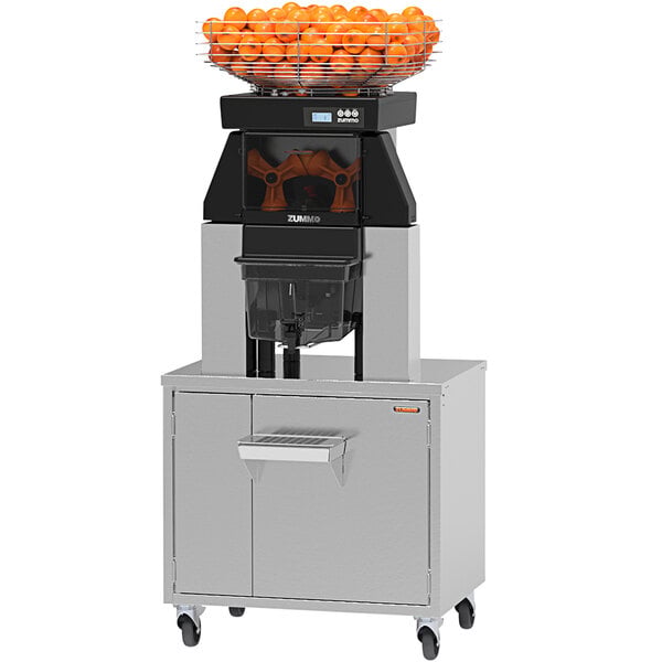 Zummo CS40-N80 Z40 Nature Adapt Commercial Juicer with Service Cabinet - 40 Fruits / Minute