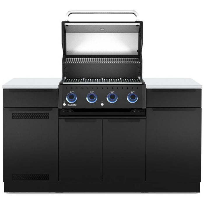 Broil King Baron 420i Shadow 4 Burner Propane Grill Center - Black - 875814