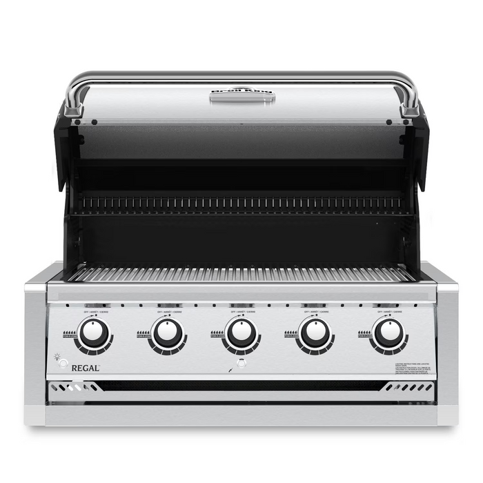 Broil King Regal S520 5-Burner Built-In Natural Gas Grill - Stainless Steel