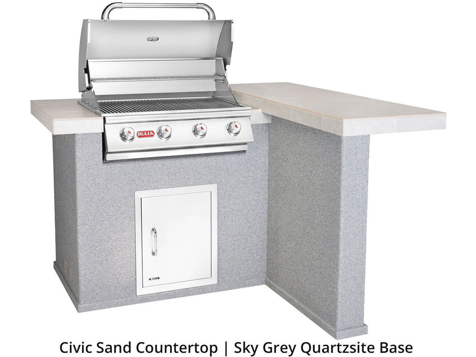 Bull 5.5-Foot Patio Q Outdoor L-Shaped Island Kitchen & Grill