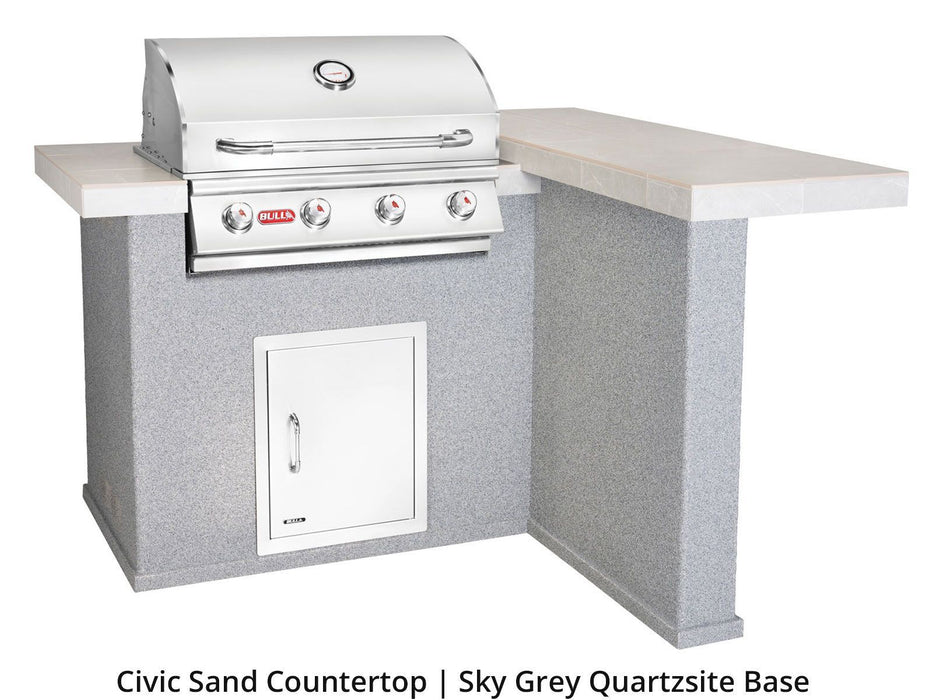 Bull 5.5-Foot Patio Q Outdoor L-Shaped Island Kitchen & Grill