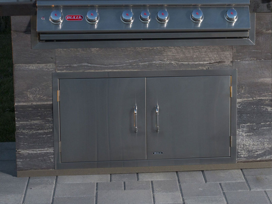 Bull 38-Inch Stainless Steel Double Access Door with Reveal