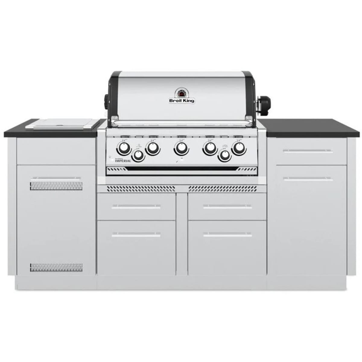 Broil King Imperial S 590i 5-Burner Natural Gas Grill Center With Roti ...