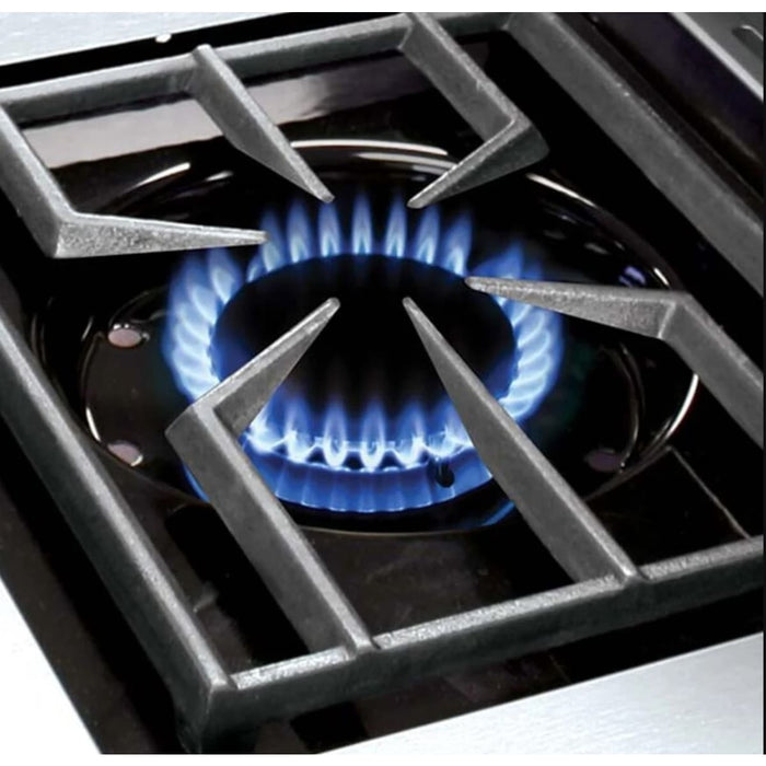 Broil King Imperial S 590i 5-Burner Natural Gas Grill Center With Rotisserie, & Side Burner - Stainless Steel - 896847