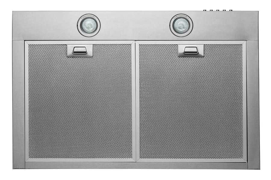 Hauslane | 30 Inch Wall Mount Range Hood with Aluminum Mesh Filters (WM-530-30B)