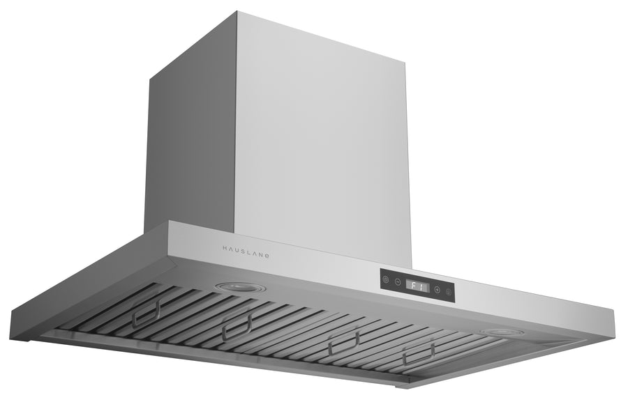 Hauslane | 30 Inch Low Profile Pyramid Style Wall Mount Range Hood with Pro-Style Design in Stainless Steel (WM-540SS-30)