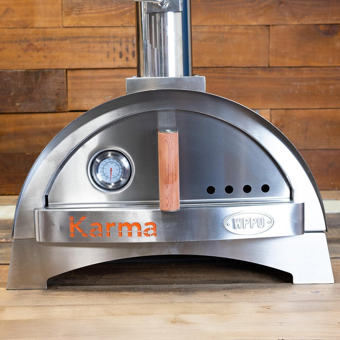 WPPO Karma 25-in Wood Fired Pizza Oven w/ Stainless Steel Base - WKK-01S-304
