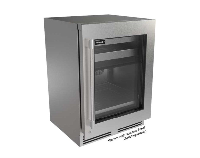 Perlick G5 Luxe 24" Dual Zone Beverage Center with Glass Door