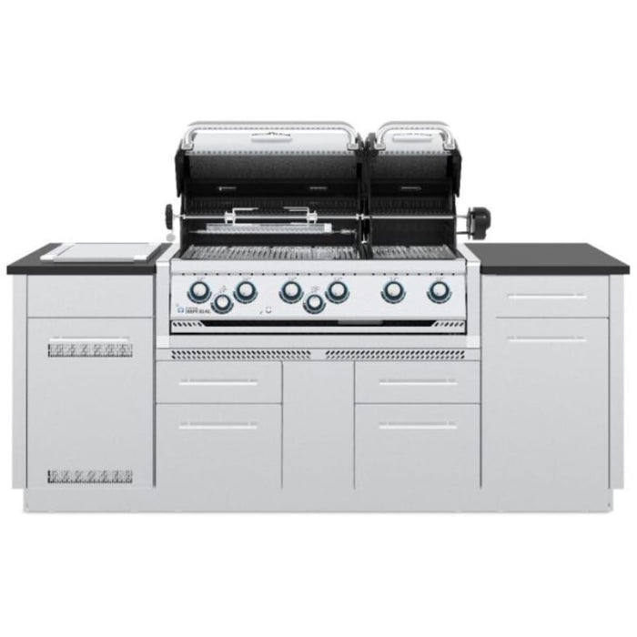 Broil King Imperial S 690i 6-Burner Propane Gas Grill Center With Rotisserie & Side Burner - Stainless Steel - 897844