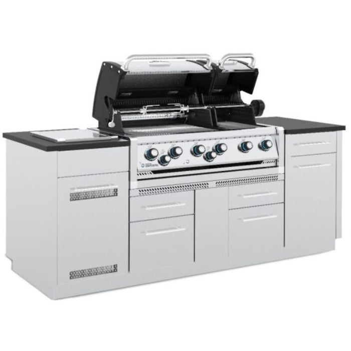 Broil King Imperial S 690i 6-Burner Natural Gas Grill Center With Rotisserie & Side Burner - Stainless Steel - 897847