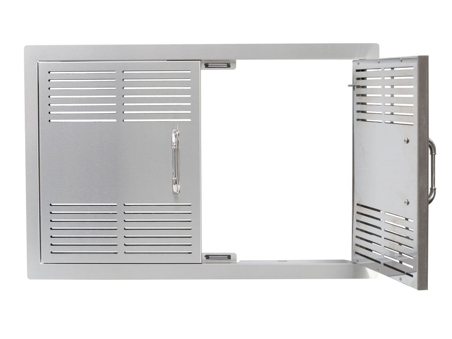 Bull 30-Inch Vented Stainless Steel Double Access Doors with Reveal