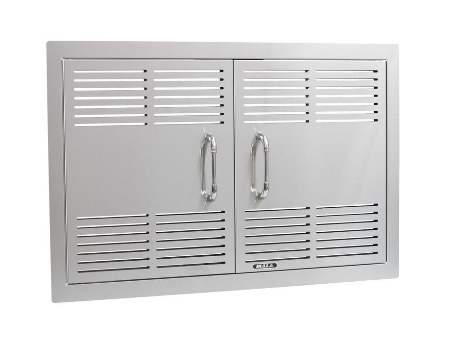 Bull 30-Inch Vented Stainless Steel Double Access Doors with Reveal