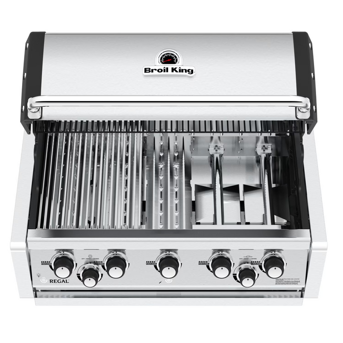 Broil King Regal S520 5-Burner Built-In Natural Gas Grill - Stainless Steel