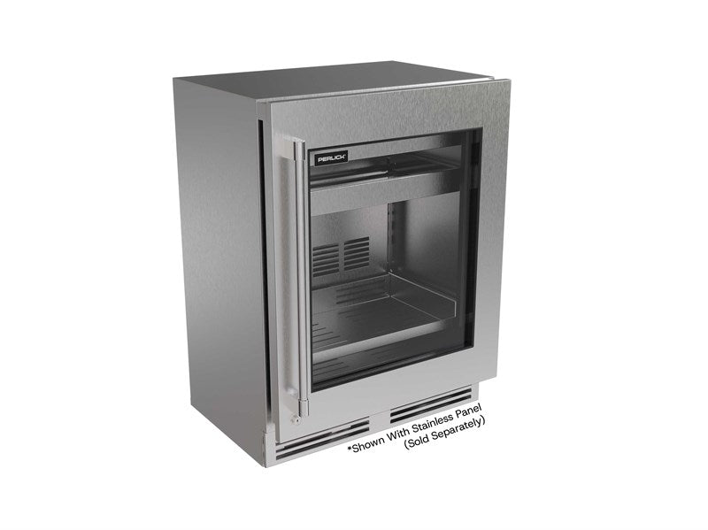 Perlick G5 Luxe - 24" Shallow ADA Beverage Center with Glass Door