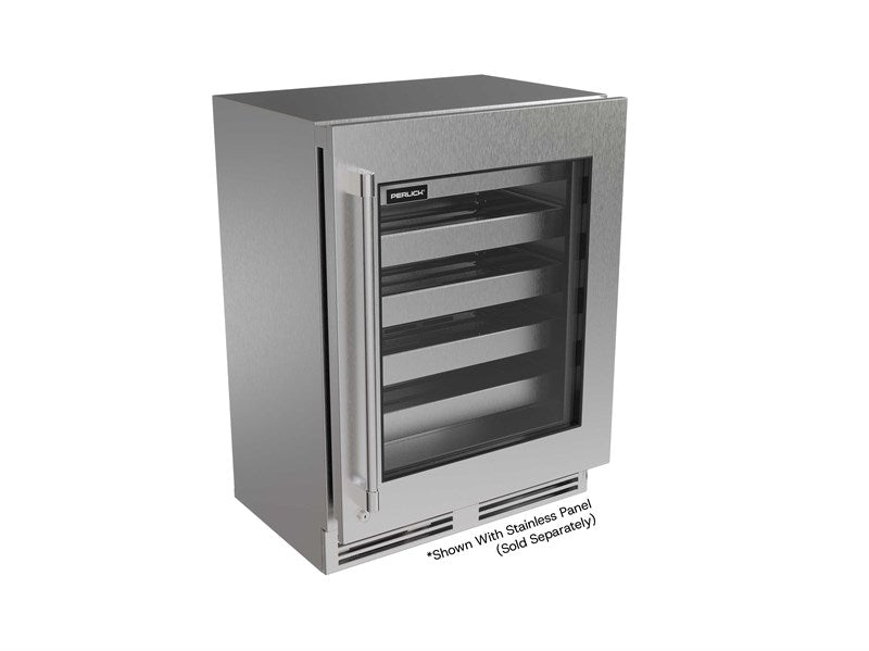 Perlick G5 Luxe - 24" Shallow ADA Wine Reserve with Glass Door
