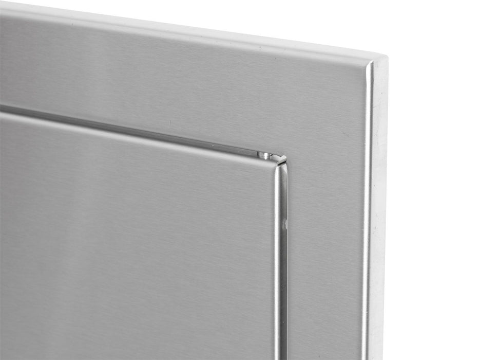 Bull 38-Stainless Steel Reversible Access Door & Double Drawer Combo with Reveal