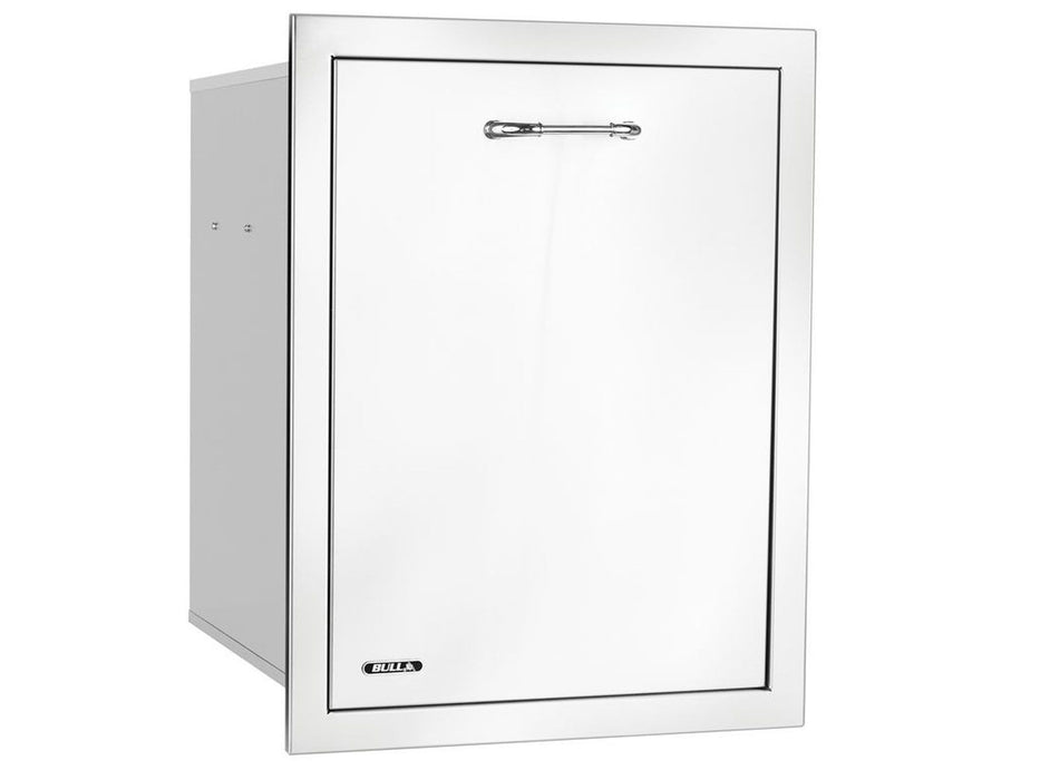 Bull Grills 30-Inch Stainless Steel Double Trash/Recycle Drawer with Reveal