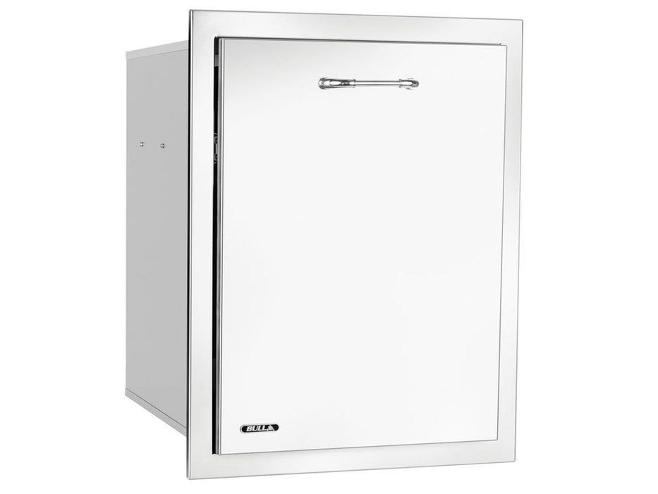 Bull Grills 30-Inch Stainless Steel Double Trash/Recycle Drawer with Reveal