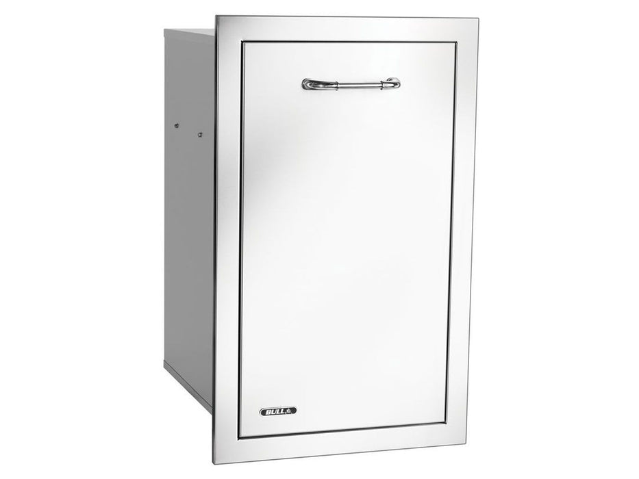 Bull Grills 16-Inch Stainless Steel Narrow Trash/Recycle Drawer with Reveal
