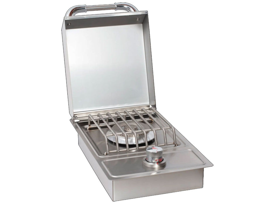 Bull Drop-In Gas Single Side Burner with Stainless Steel Lid