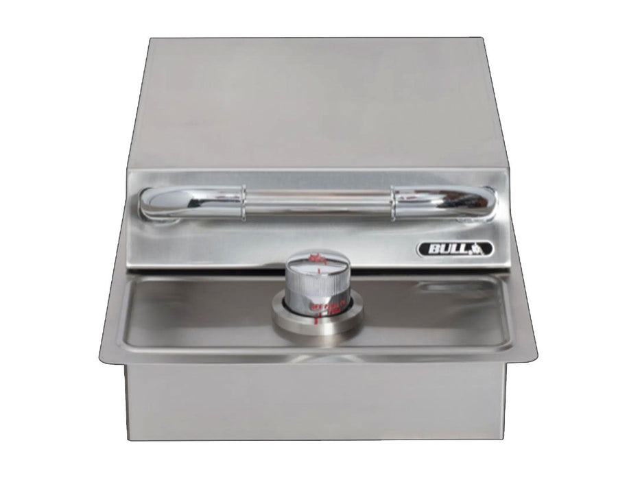 Bull Drop-In Gas Single Side Burner with Stainless Steel Lid