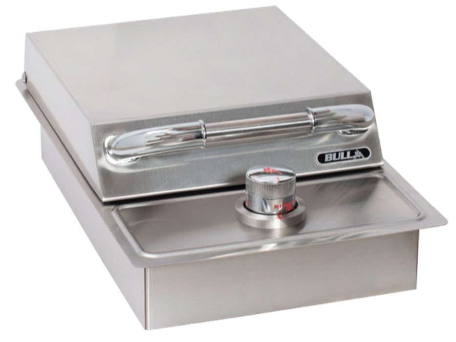 Bull Drop-In Gas Single Side Burner with Stainless Steel Lid