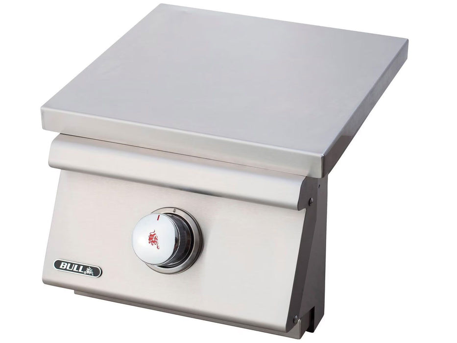 Bull Slide-In Pro Gas Side Burner with Stainless Steel Lid