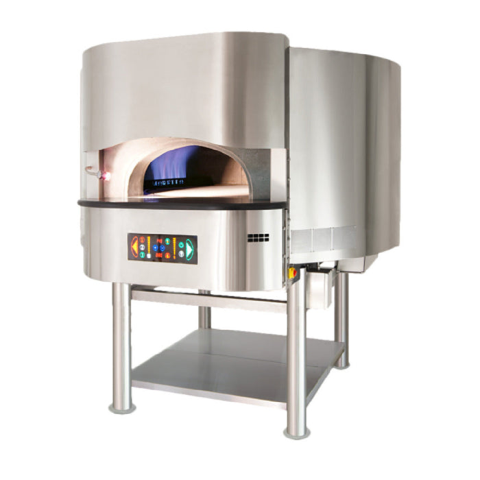 Rosito Bisani FGR110-ST 43 Inch Diameter Gas Rotary Pizza Oven 136000 BTU