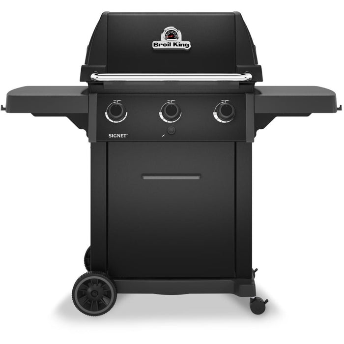 Broil King 57 Inch Natural Gas 3 Burner Grill with 635 Sq Inch Cooking Capacity, Flav R Wave Cooking System, Drop Down Side Shelves and a Cook Box Included