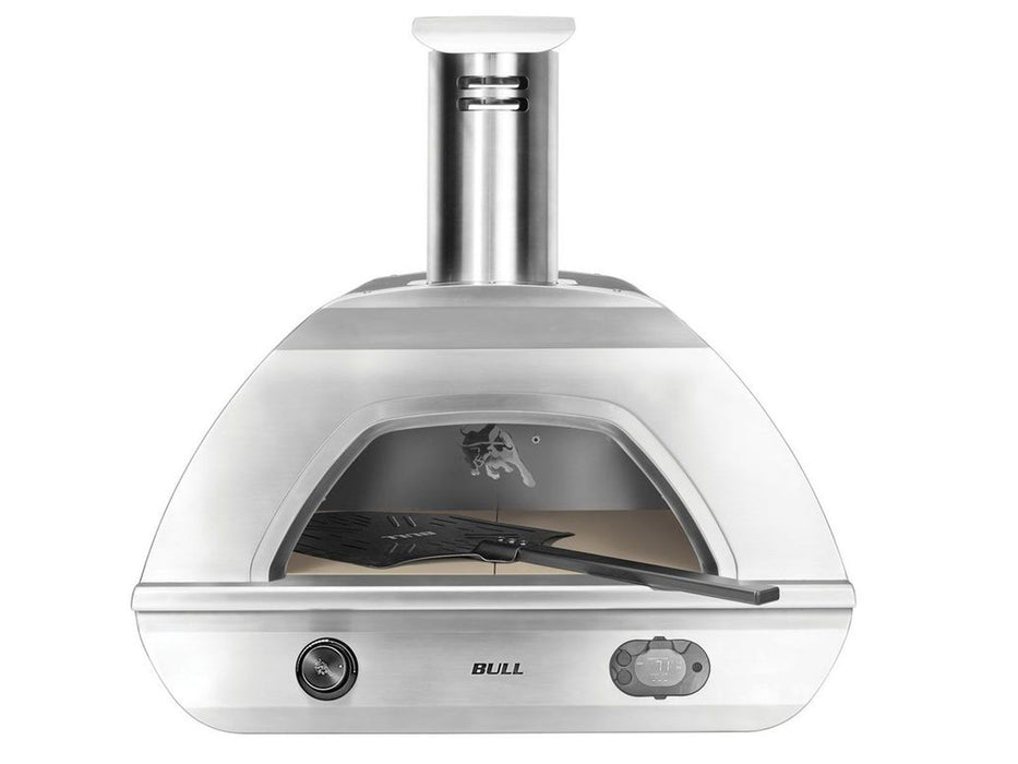 Bull Duel Fuel Gas and Wood-Fired Countertop Pizza Oven