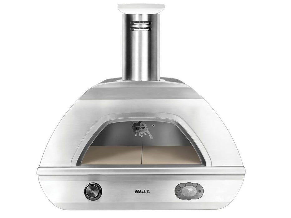 Bull Duel Fuel Gas and Wood-Fired Countertop Pizza Oven