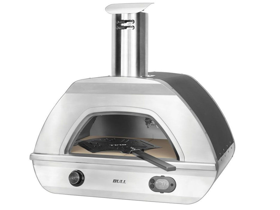 Bull Duel Fuel Gas and Wood-Fired Countertop Pizza Oven